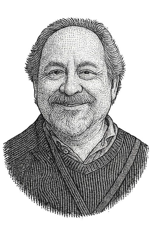 Richard Stallman hedcut